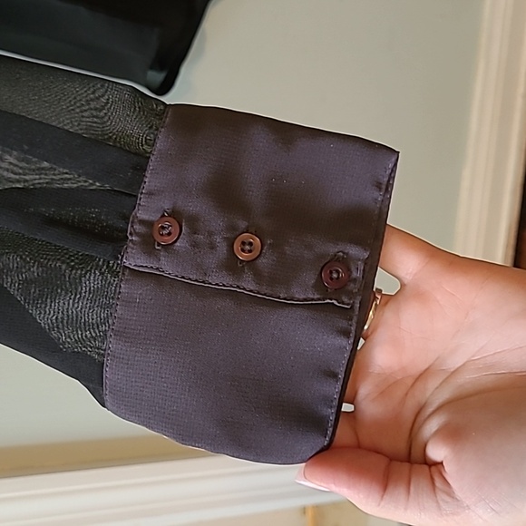 Sheer Long Sleeve Top - Picture 4 of 7